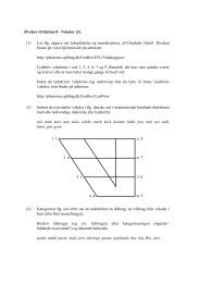 Øvelser til lektion 8 - Vokaler (2). (1) Lav flg. opgav e om ... - Fonetik.dk