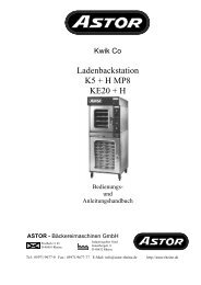 4. Inbetriebnahme KS 90 - ASTOR Gmbh