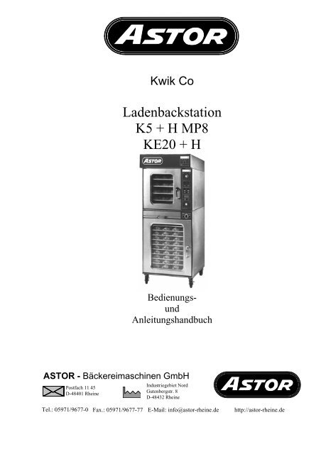 4. Inbetriebnahme KS 90 - ASTOR Gmbh