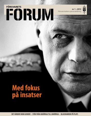 fÖRsVARETs foRuM - Försvarsmakten