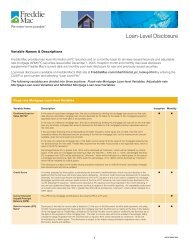 Loan Level Disclosure – Variable Names and - Freddie Mac