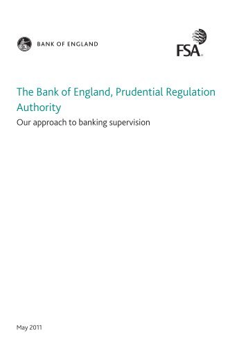 Our approach to banking supervision - Financial Services Authority