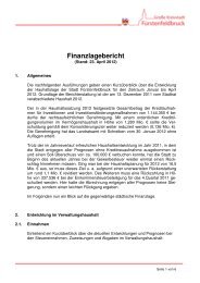 Finanzlagebericht - in Fürstenfeldbruck