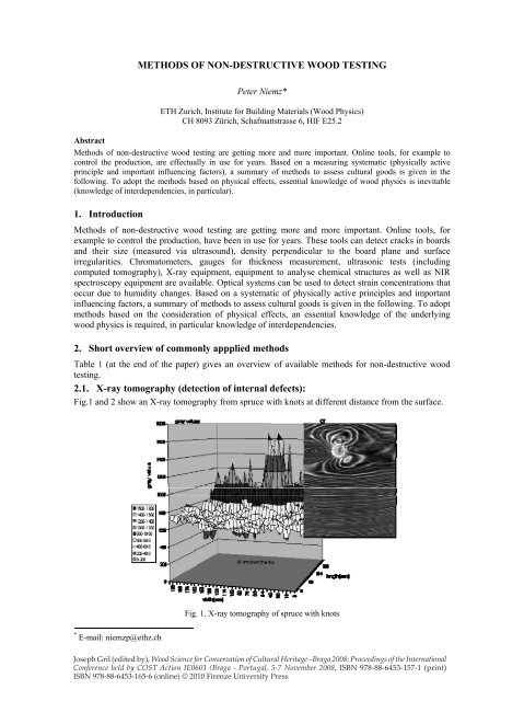 Proceedings e report - Firenze University Press