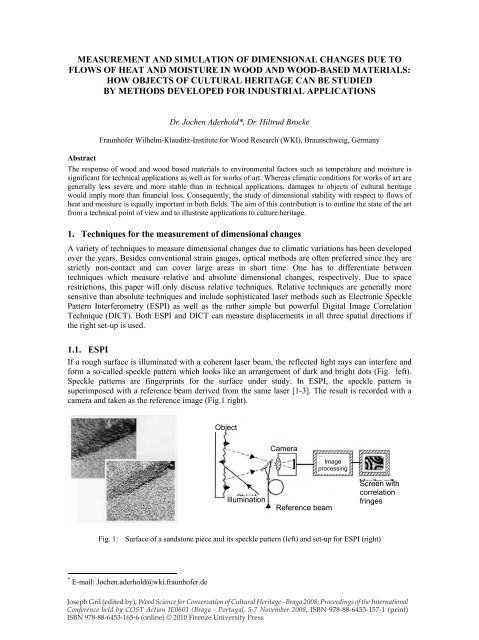 Proceedings e report - Firenze University Press