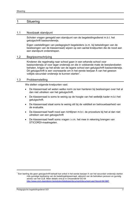 Standpunt getuigschrift juni 2013 - GO! onderwijs van de Vlaamse ...