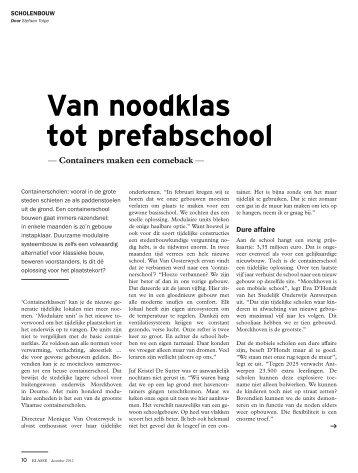 Klasse voor Leraren 230 - December 2012 - GO! onderwijs van de ...