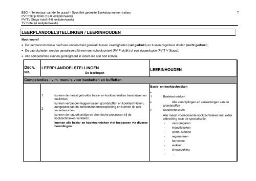 leerplan secundair onderwijs - GO! onderwijs van de Vlaamse ...