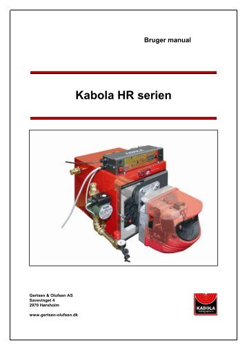 Download manual - Gertsen & Olufsen