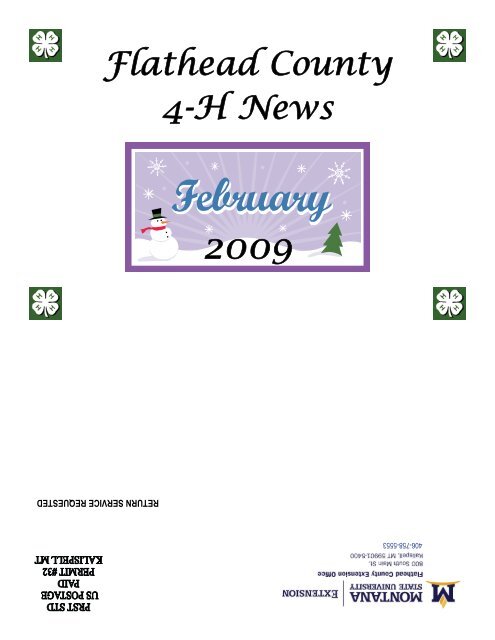 4-H News - Flathead County, Montana