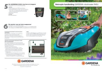 Download de beknopte handleiding (pdf) - GARDENA