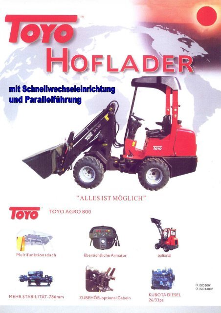 Prospekt Toyo-Lader - Garten-forst-technik-demmel.de