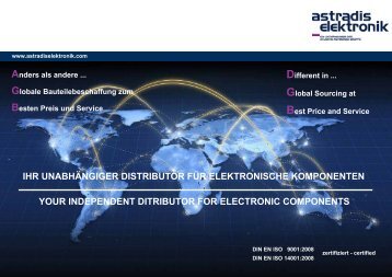 Lieferengpässe oder Überkapazitäten ... wir ... - astradis elektronik