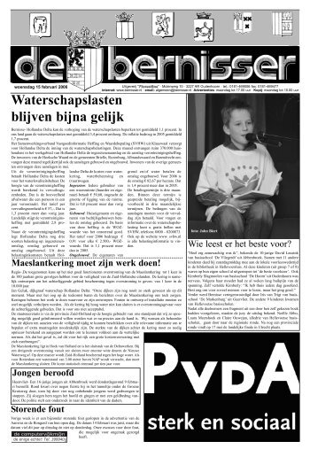 Weekblad Bernisser wk07.pdf - Gemeente Bernisse
