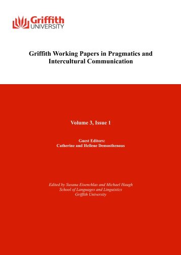 Download the complete volume of working ... - Griffith University