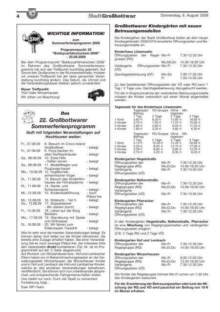 Publ grossbottwar Issue kw32 Page 1 - Gemeinde Großbottwar