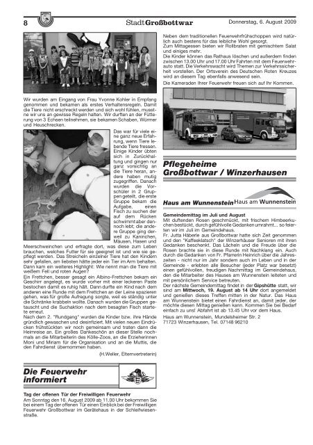 Publ grossbottwar Issue kw32 Page 1 - Gemeinde Großbottwar