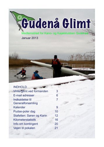 2013_Januar - Kano- og Kajakklubben Gudenaa