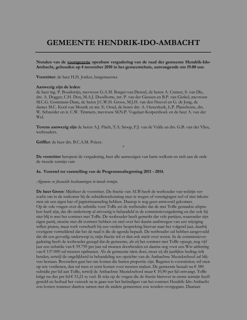 GEMEENTE HENDRIK-IDO-AMBACHT