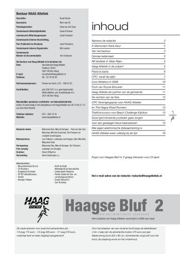 Haagse Bluf - Haag Atletiek