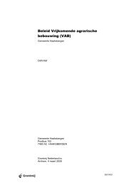 Beleid Vrijkomende agrarische bebouwing (VAB) - Gemeente ...