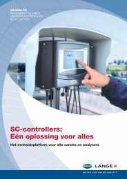 SC-controllers: Eén oplossing voor alles - HACH LANGE