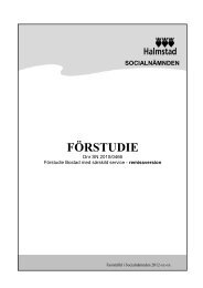 Förstudie Gruppbostad remissversion - Halmstad