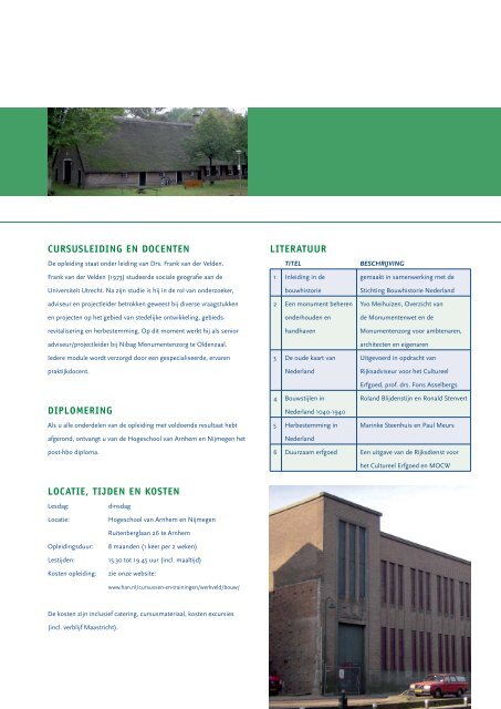 Brochure - Hogeschool van Arnhem en Nijmegen