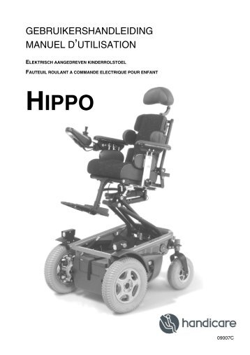 Gebruikershandleiding Hippo - Handicare