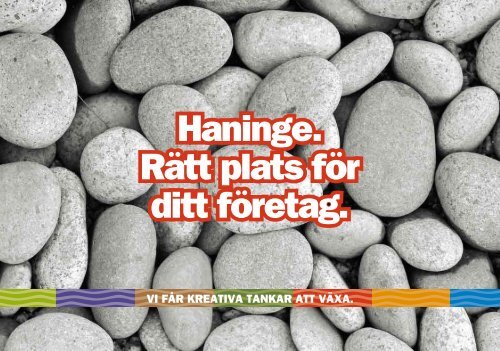 Läs mer i Broschyren om att driva företag i Haninge