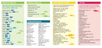 Fiskguiden 2012 i fickformat - Världsnaturfonden WWF