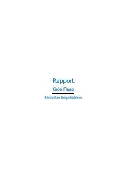 Rapport - Godkänd - Grön Flagg - Haninge
