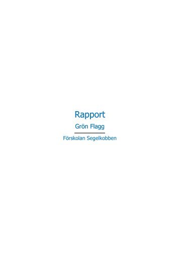 Rapport - Godkänd - Grön Flagg - Haninge