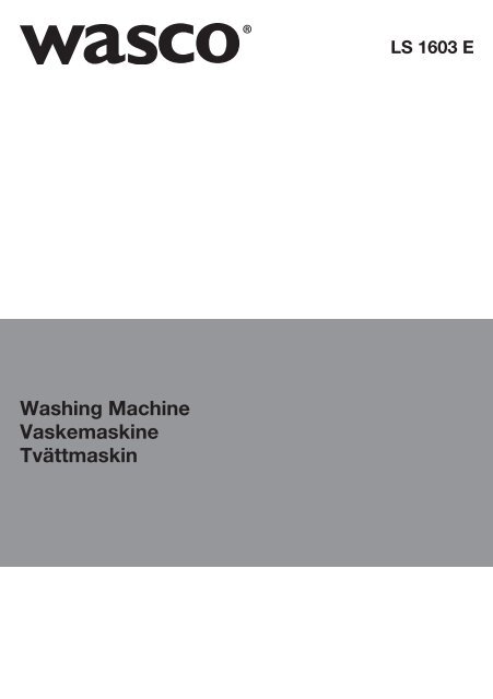 Vaskemaskine LS1603E - Harald Nyborg