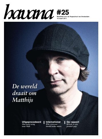 De wereld draait om Matthijs - Folia Web