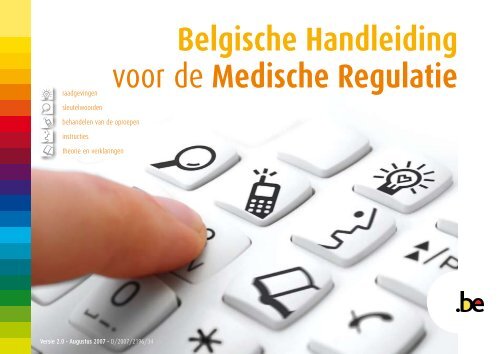 Belgische Handleiding voor de Medische Regulatie - FOD ...