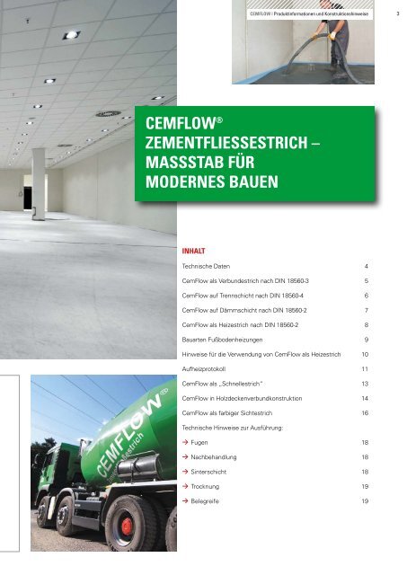 CemFlow Produktinformationen und Konstruktionshinweise zu ...