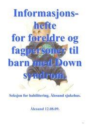 owns syndrom - Helse Møre og Romsdal HF