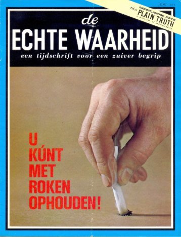 Echte Waarheid 1971 (No 06) Jun - Herbert W. Armstrong Library ...