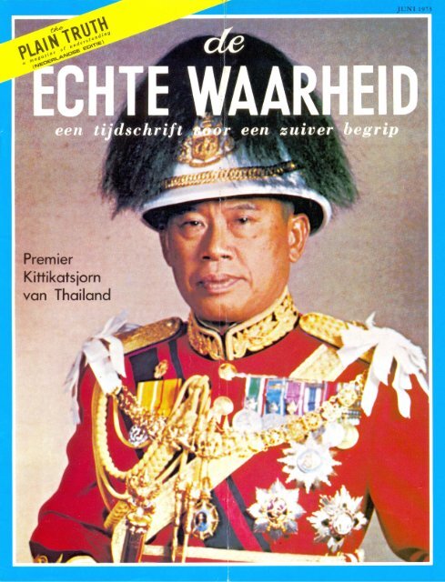 Echte Waarheid 1973 (No 06) Jun - Herbert W. Armstrong Library ...