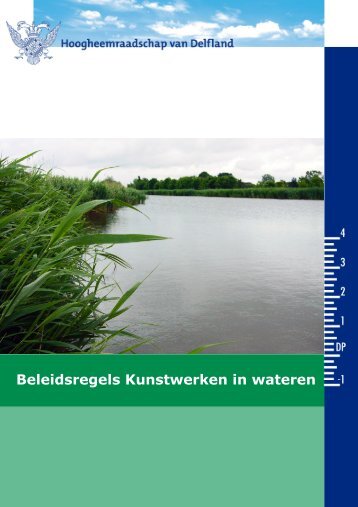 Beleidsregels Kunstwerken in wateren - Delfland