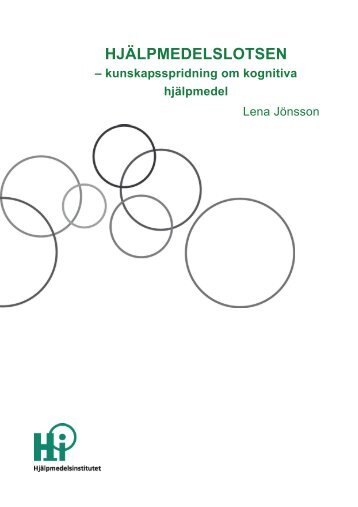 HJÄLPMEDELSLOTSEN - Hjälpmedelsinstitutet
