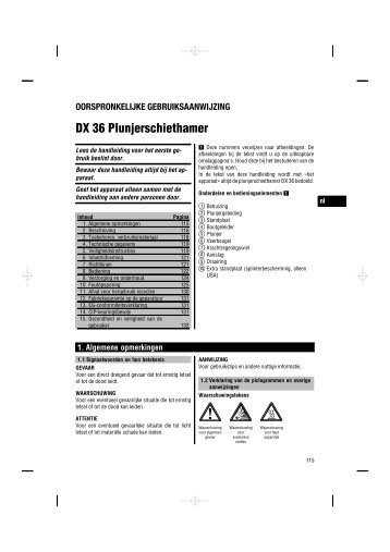 DX 36 Plunjerschiethamer - Hilti