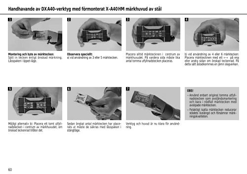 DXA40/X-A40/HM Bruksanvisning - Hilti