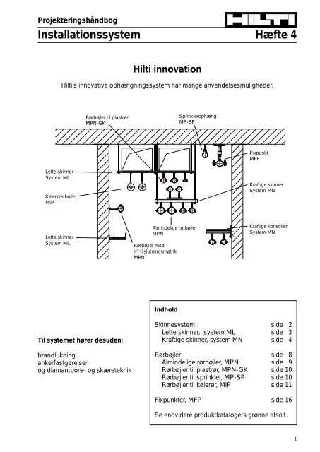 VVS montagesystem - Hilti Danmark A/S