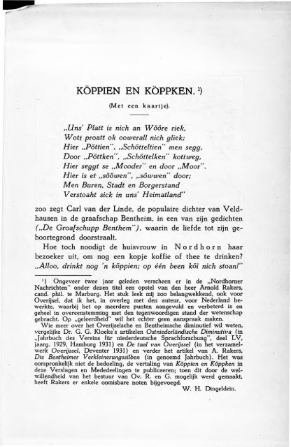 Köppien en köppken - Historisch Centrum Overijssel