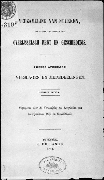 6e stuk - 1871 - Historisch Centrum Overijssel