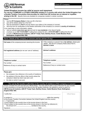 DT-Company-Sweden - HM Revenue & Customs