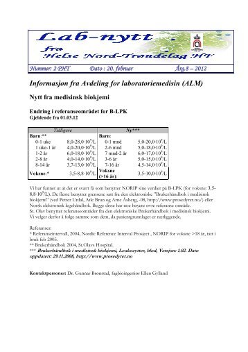 Les mer - Helse Nord-Trøndelag HF