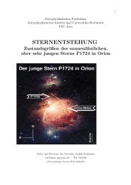 I) Untersuchungen zur Sternentstehung am Stern P1724 (Neuhäuser